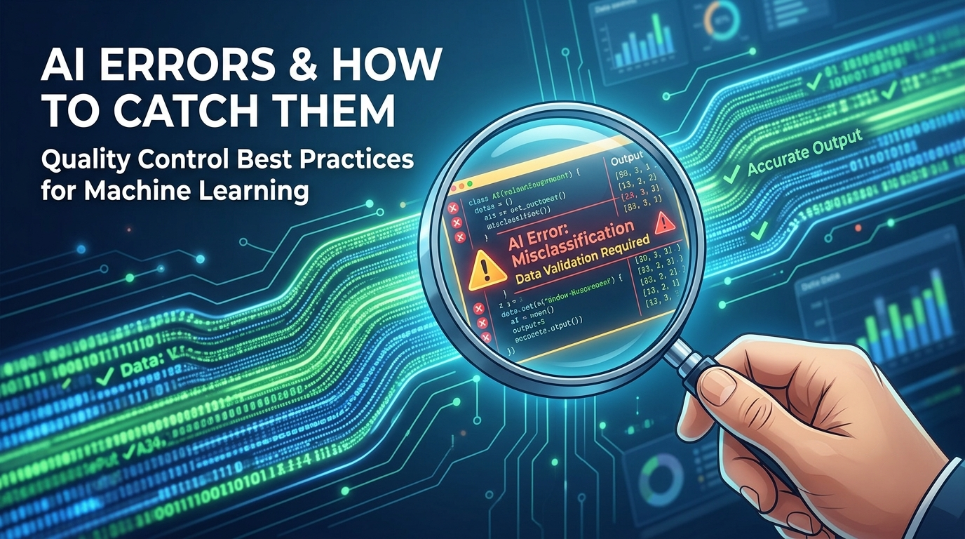 AI Errors and How To Catch Them (quality control best practices)